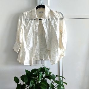 Equipment cotton-silk button-up shirt